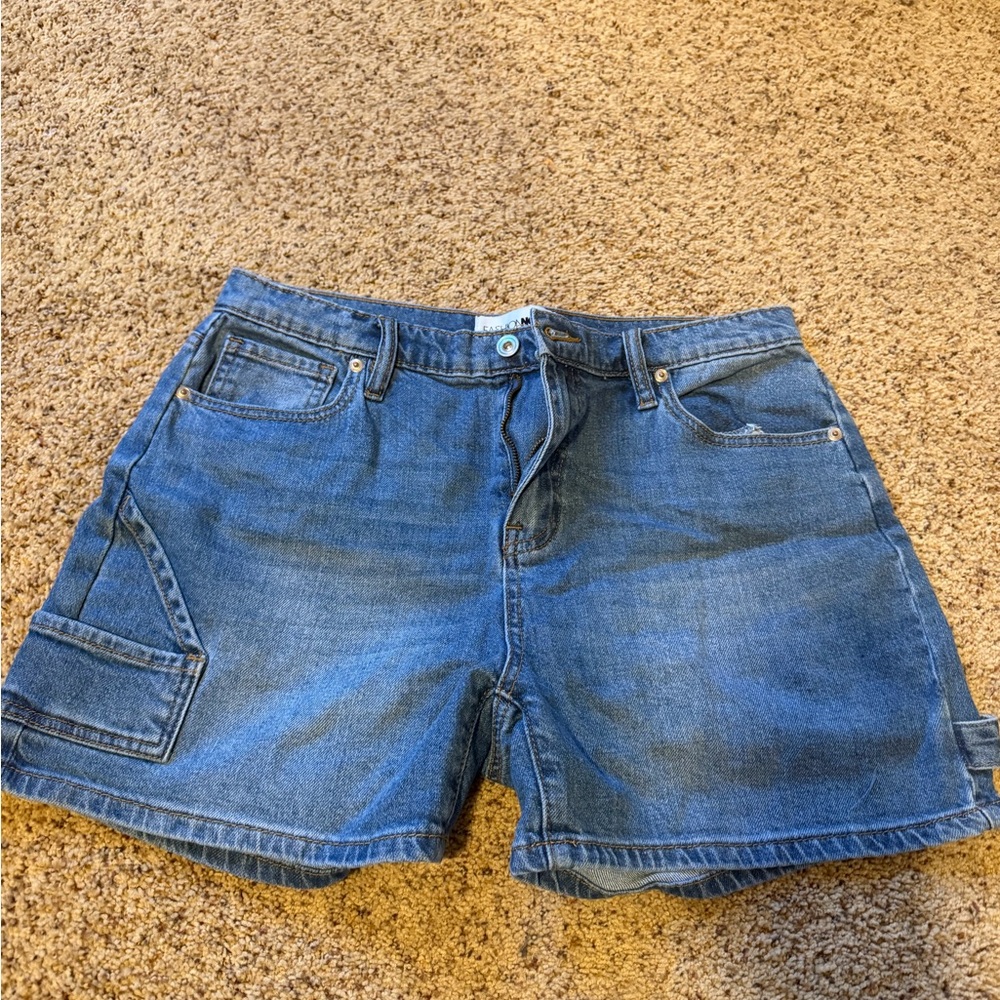 Fashion Nova Classic Blue Denim Shorts